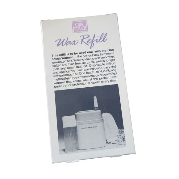 Vintage One Touch Roll On Waxer with 4 Refills Personal Legs Arms Face Body - Picture 10 of 11
